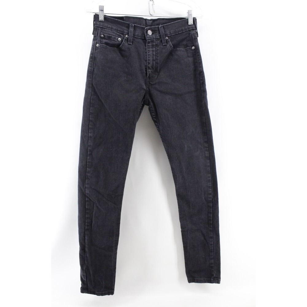 Levis 510 Jeans 30x31 (Tag 30x32) Black Slim Skinny Tapered Grunge Skater Punk